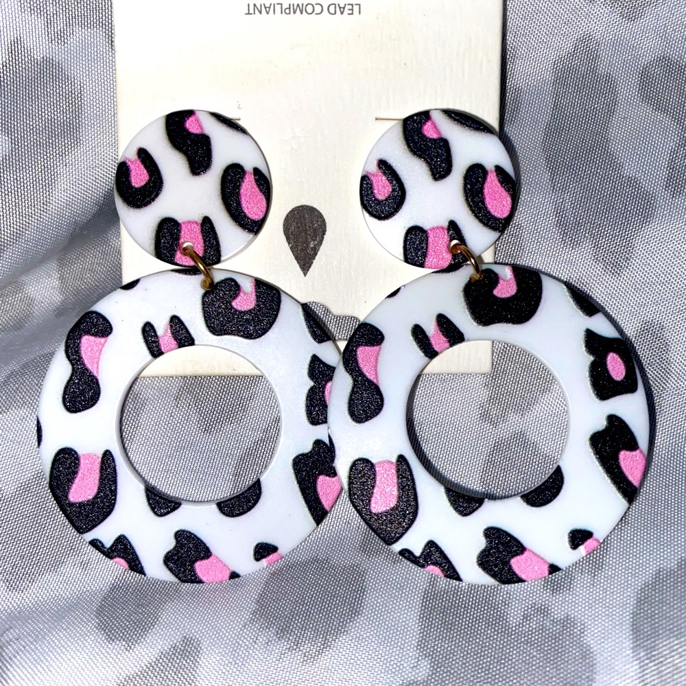 Cheetah Print Earrings